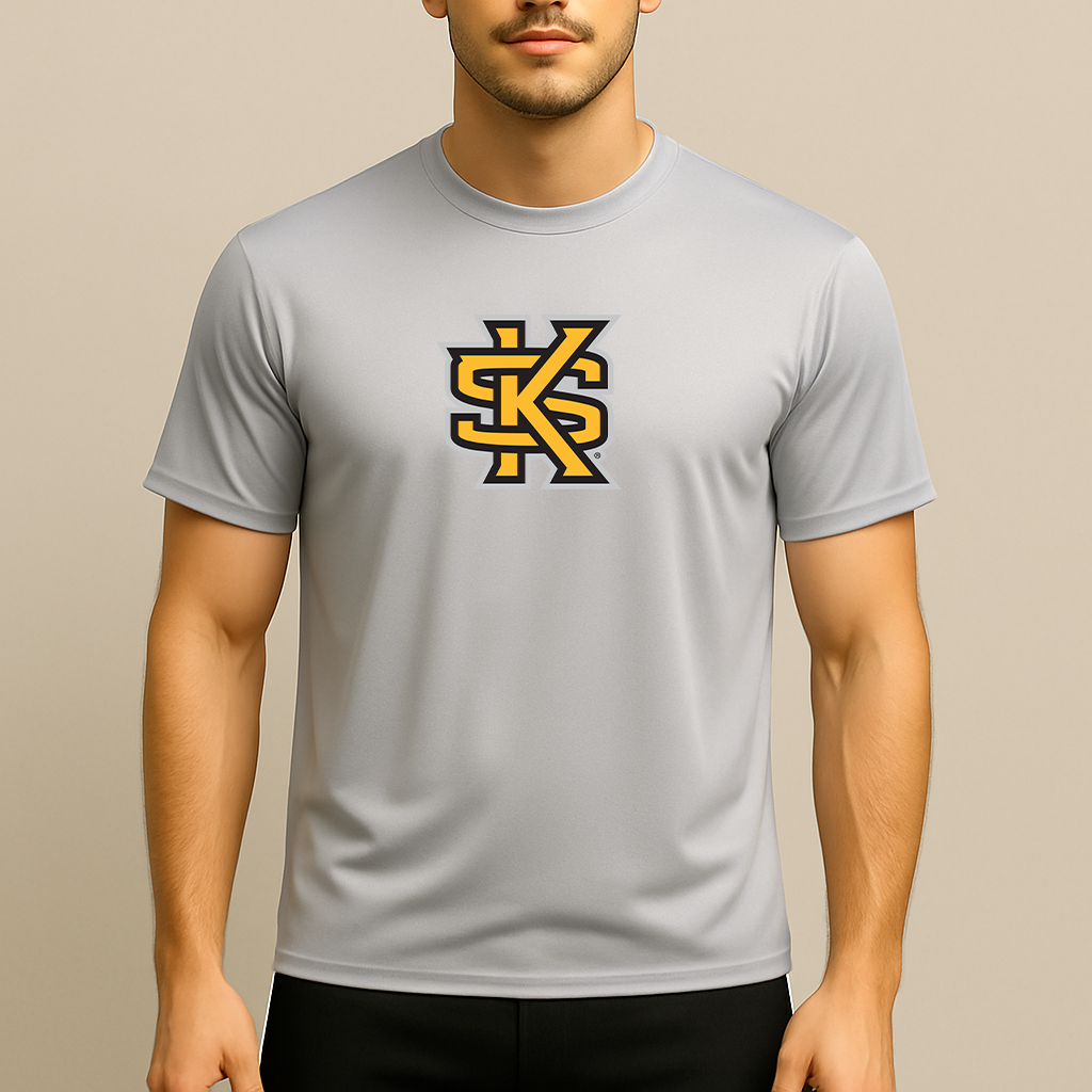 Men's Kennesaw State Owls Logo Polyester T-Shirt