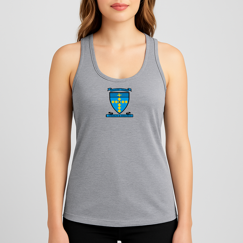 Women's Killester College Logo Next Level Ideal Racerback Tank