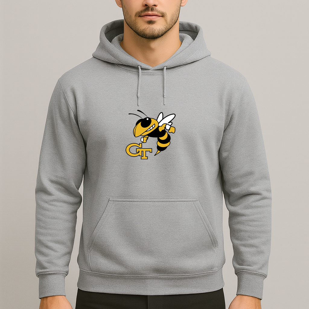 Men's Georgia Tech Yellow Jackets Logo Pullover Hoodie
