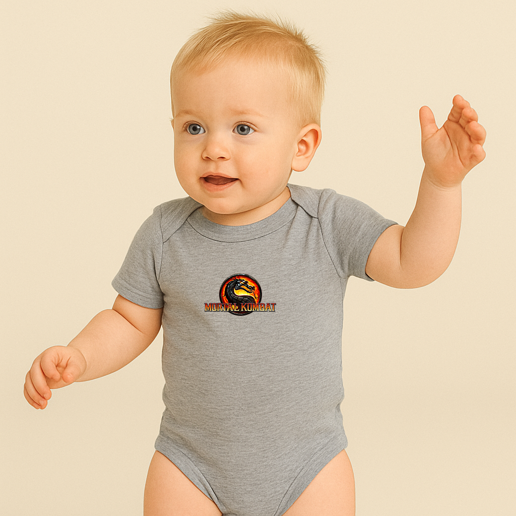 Mortal Kombat Game Baby Romper Onesie