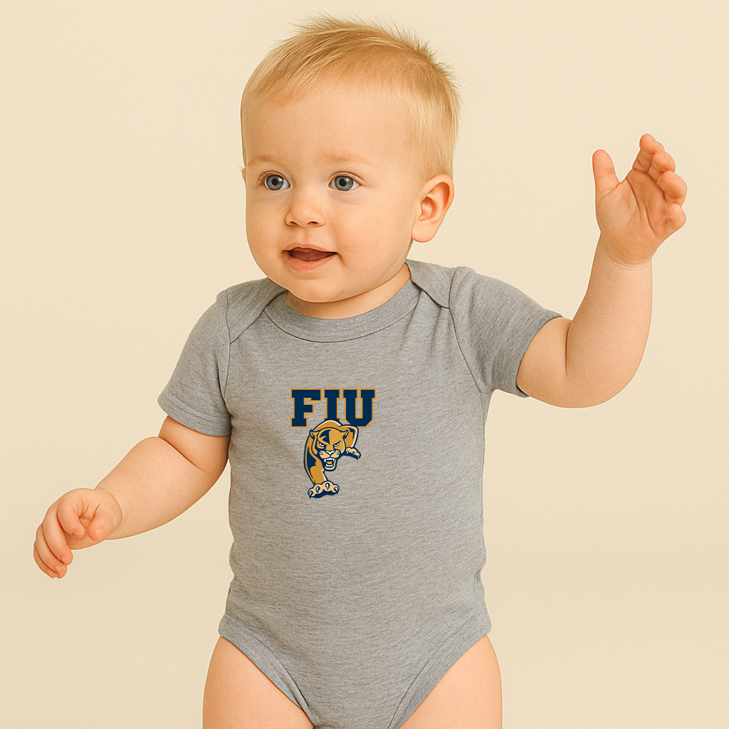 FIU Panthers Logo Baby Romper Onesie
