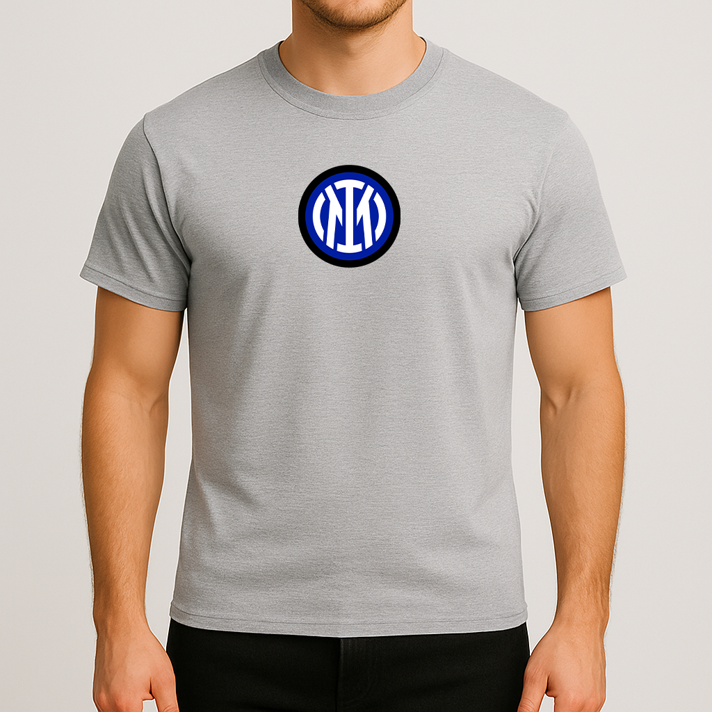 Men's Inter Milan 2025 Soccer Logo Cotton T-Shirt