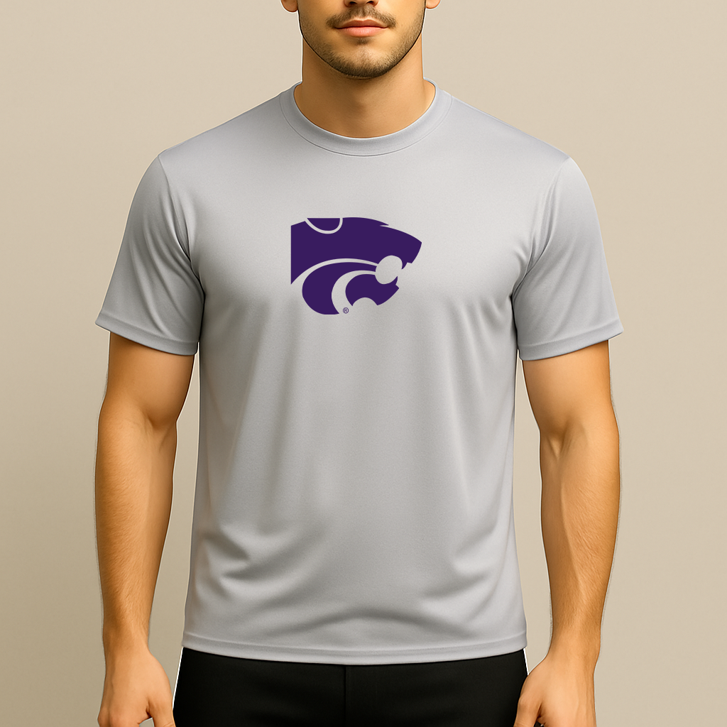 Men's Kansas State Wildcats Logo Polyester T-Shirt