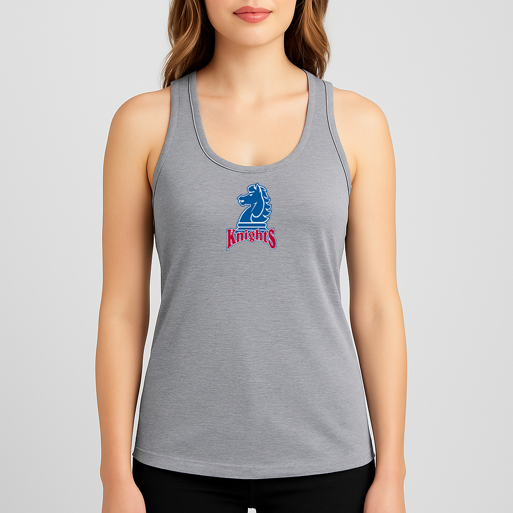 Women's Fairleigh Dickinson Knights Logo Next Level Ideal Racerback Tank