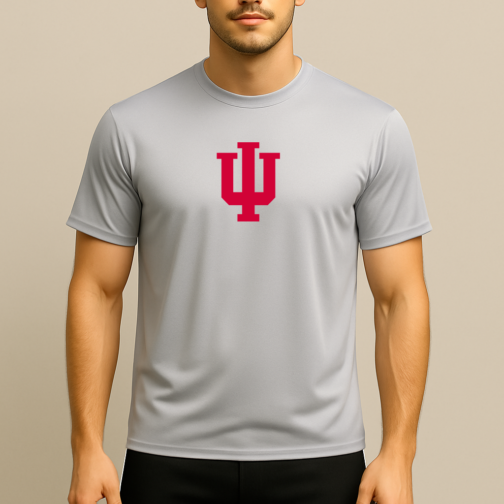 Men's Indiana Hoosiers Logo Polyester T-Shirt