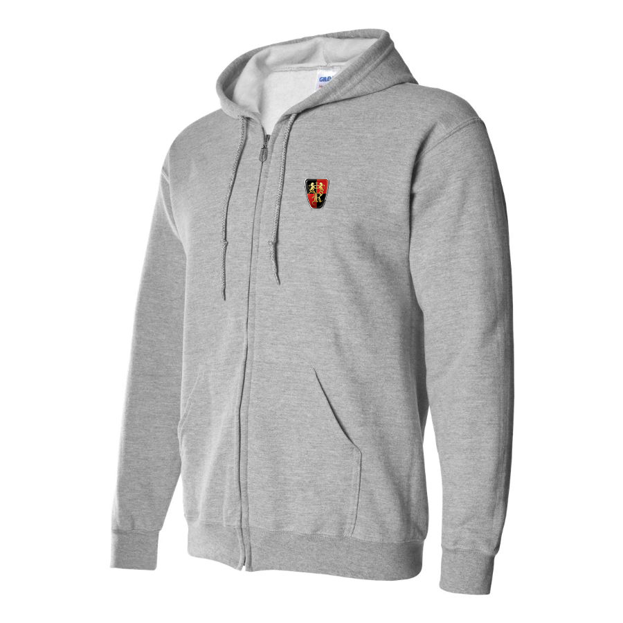Men's Roewe Logo Zipper Hoodie