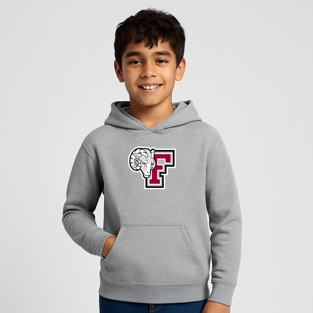 Youth Fordham Rams Logo Pullover Hoodie