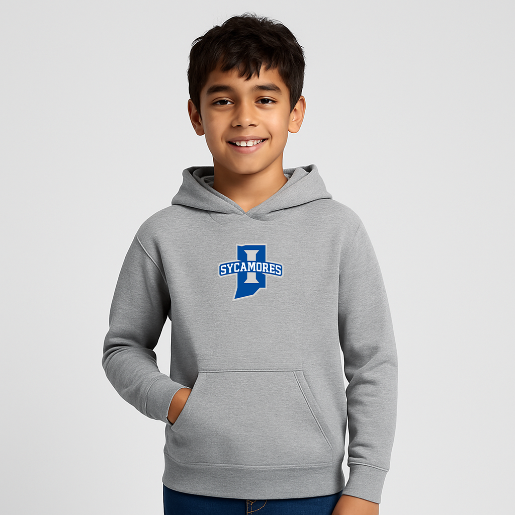 Youth Indiana State Sycamores Logo Pullover Hoodie