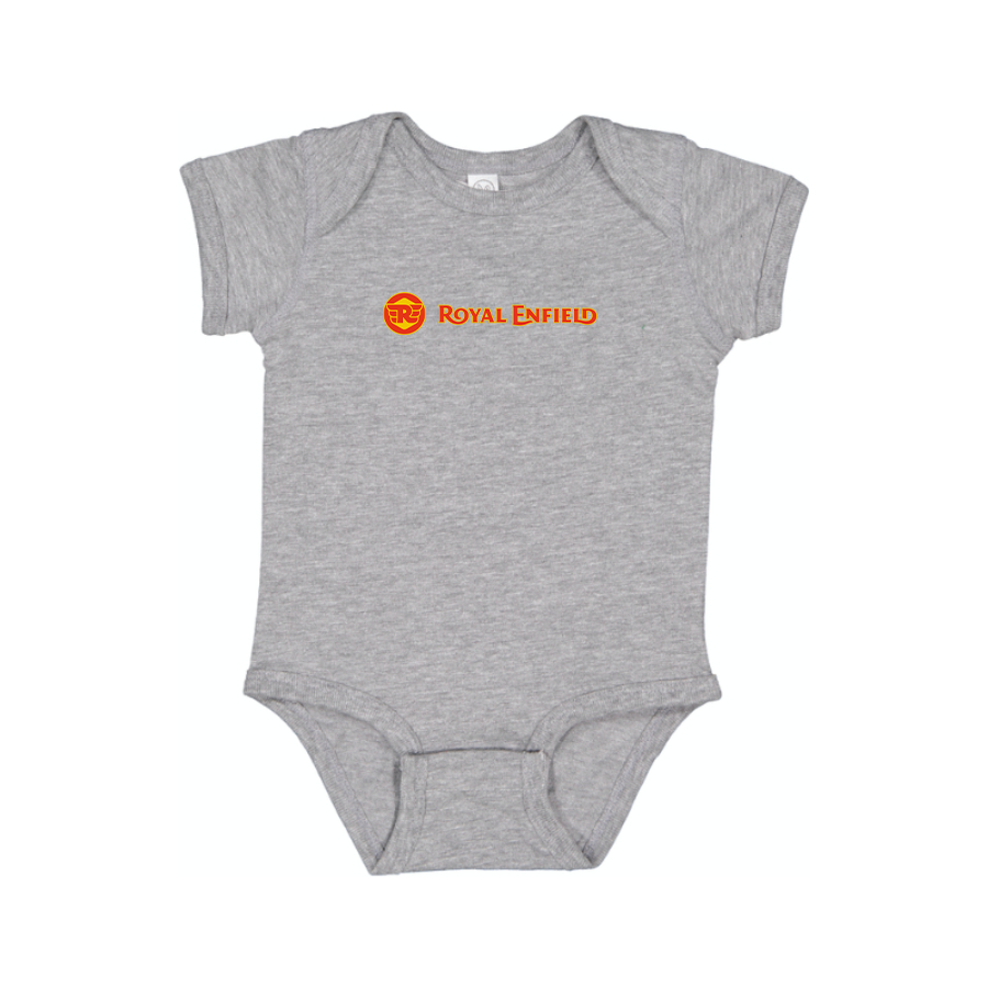 Royal Enfield Logo Baby Romper Onesie