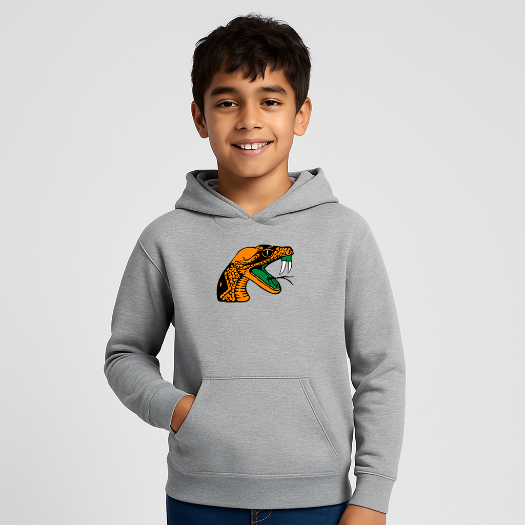 Youth Florida AM Rattlers Logo Pullover Hoodie