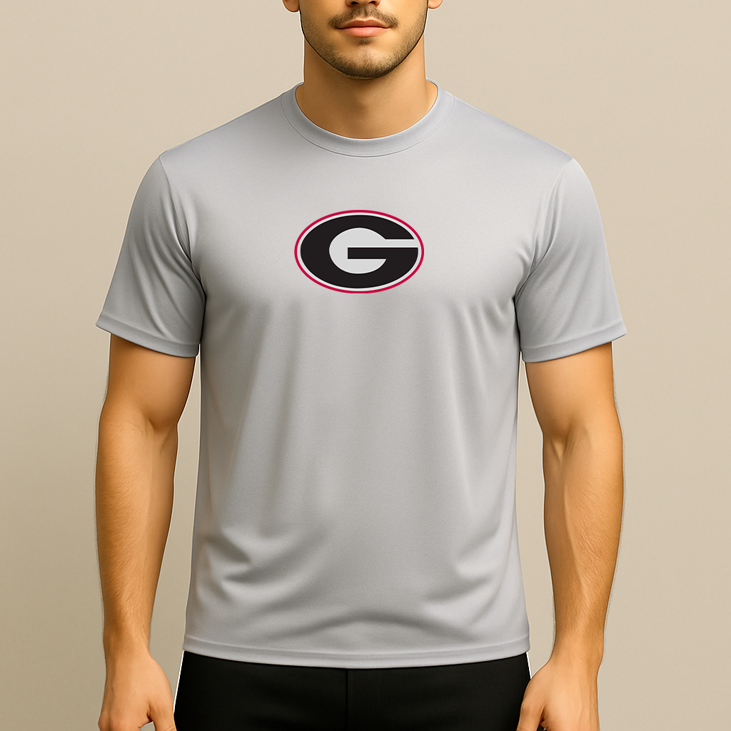 Men's Georgia Bulldogs Logo Polyester T-Shirt