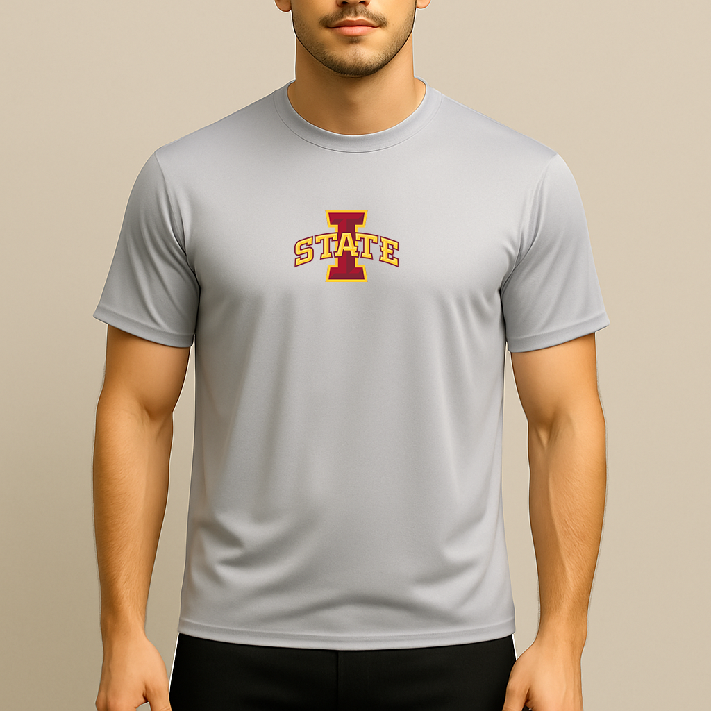 Men's Iowa State Cyclones Logo Polyester T-Shirt