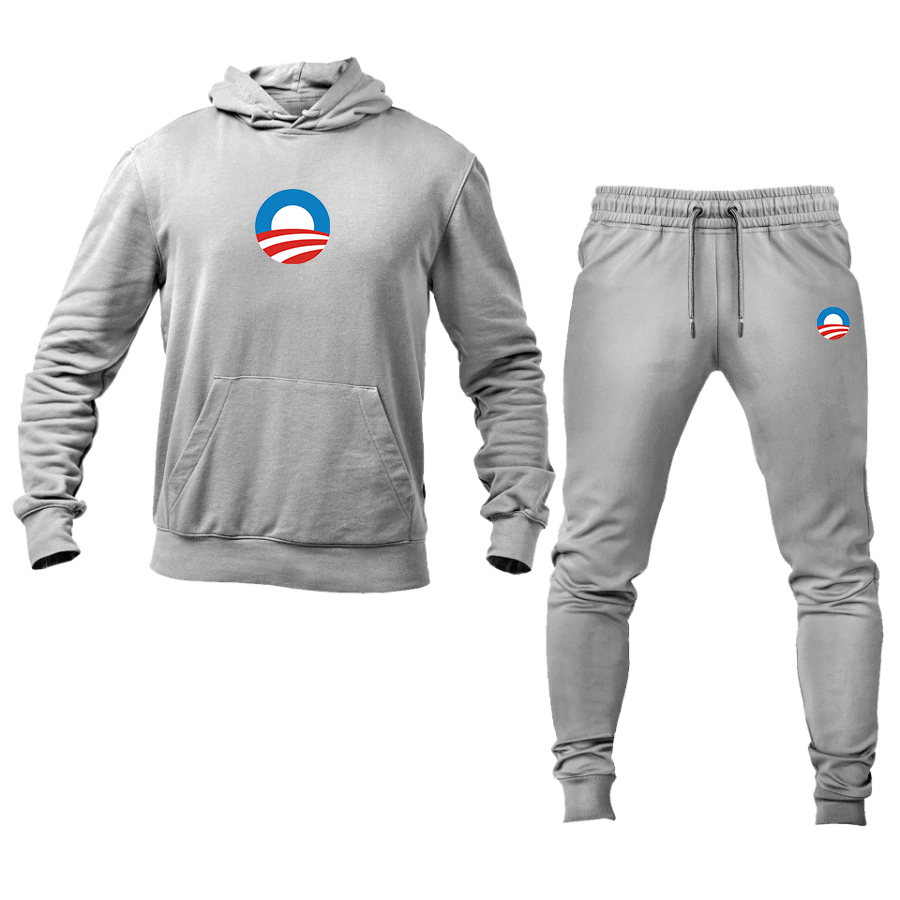 Men's Obama Logo Hoodie Joggers Set
