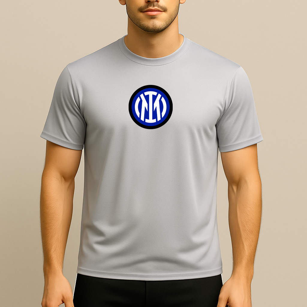 Men's Inter Milan 2025 Soccer Logo Polyester T-Shirt