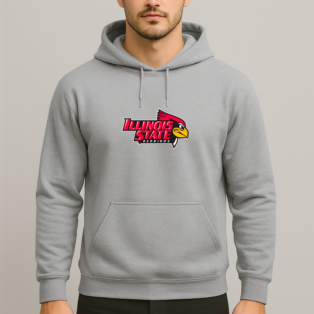 Men's Illinois State Redbirds Logo Pullover Hoodie
