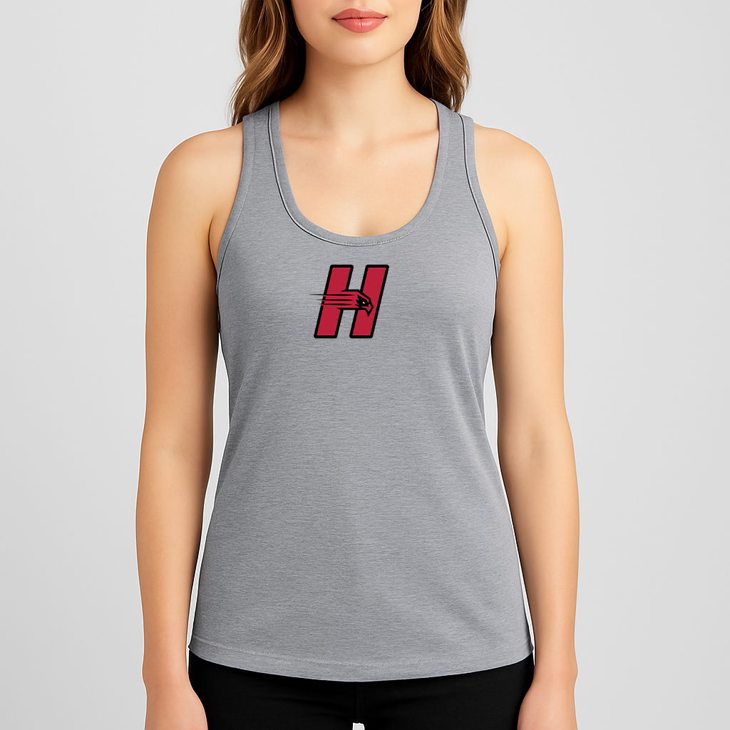 Women's Hartford Hawks Logo Next Level Ideal Racerback Tank