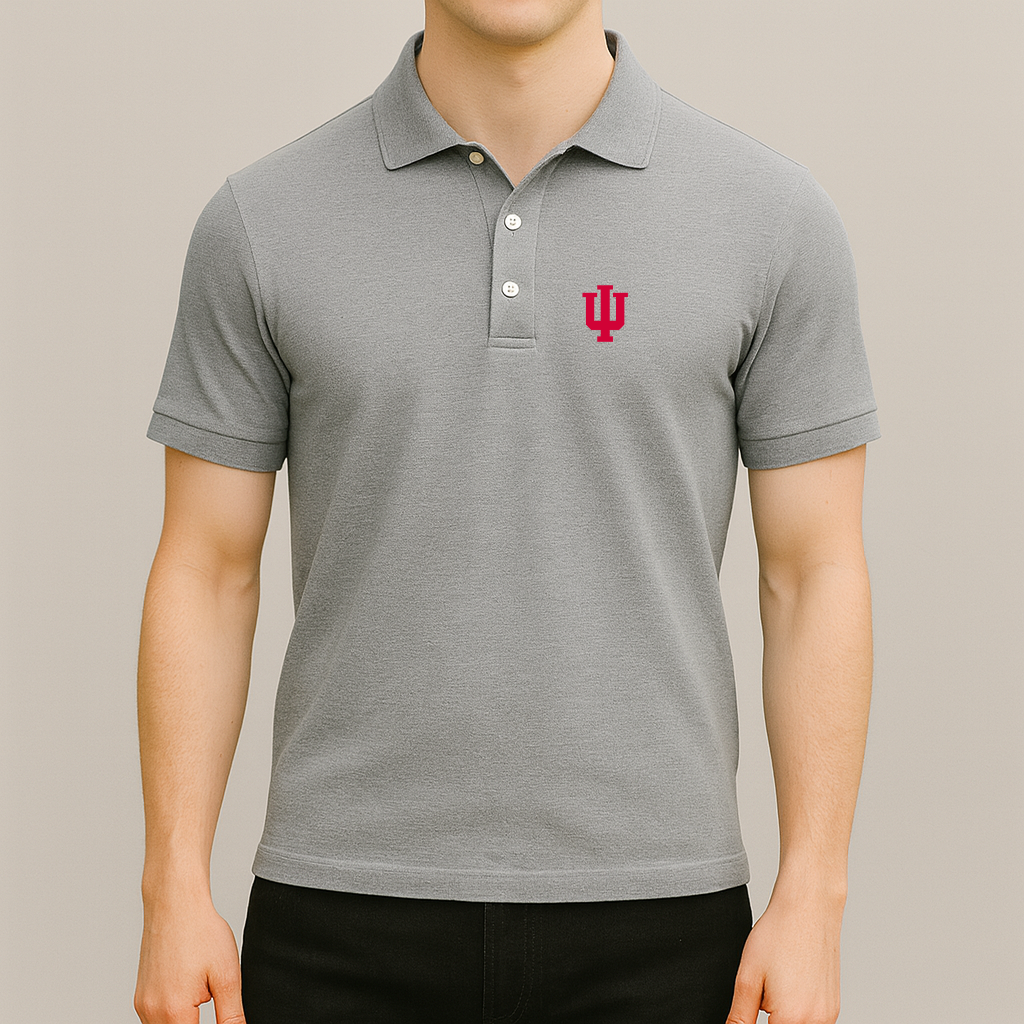 Men's Indiana Hoosiers Logo Dry Blend Polo