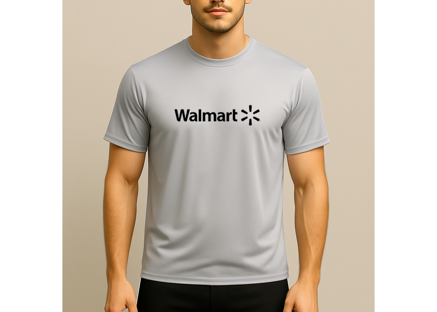 Men's Walmart Logo Polyester T-Shirt