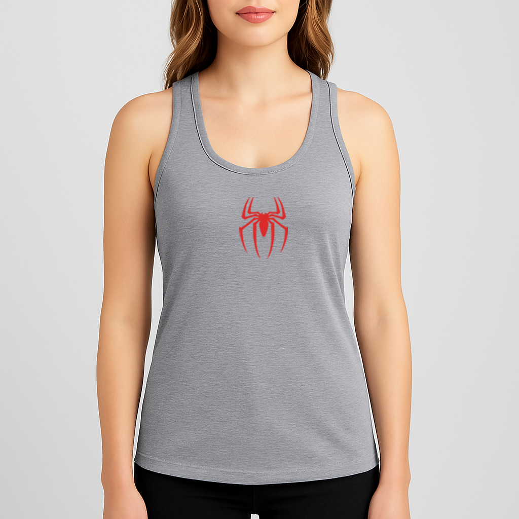 Women's Spiderman Marvel Avengers Superhero Racerback Tank Top