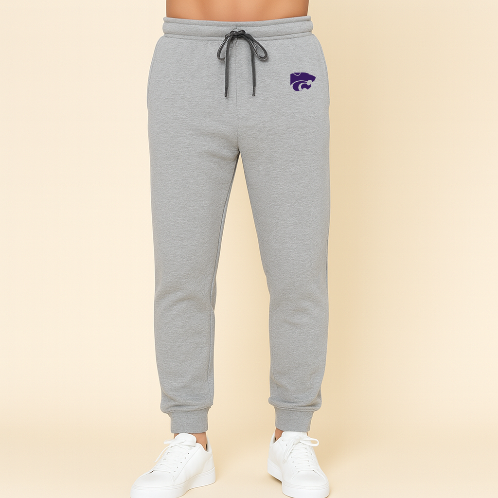 Men's Kansas State Wildcats Logo Joggers Sweatpants