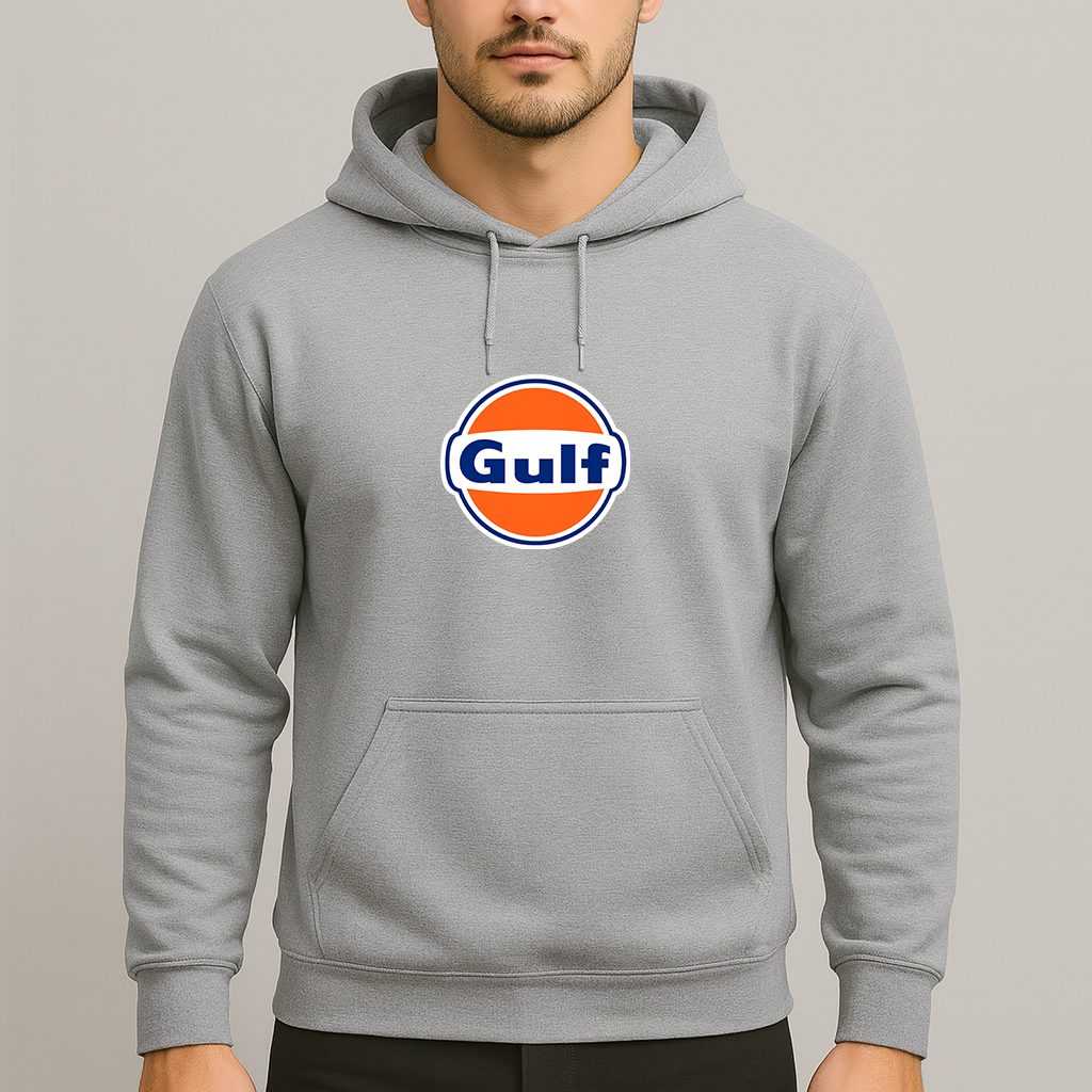 Men's Gulf Oil Logo Pullover Hoodie