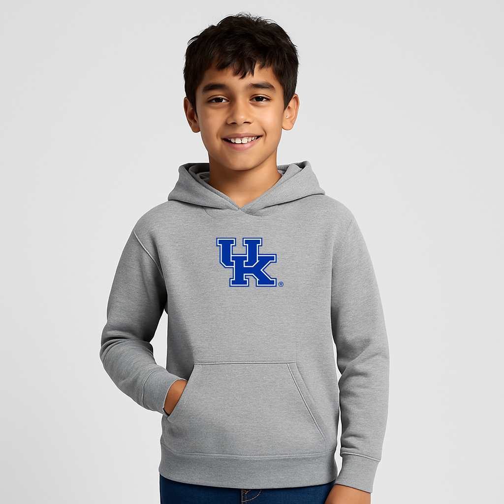 Youth Kentucky Wildcats Logo Pullover Hoodie
