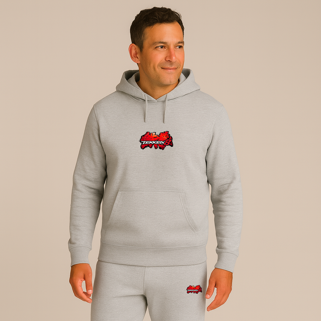 Men's Tekken 8 Game PS5 Hoodie Joggers Set