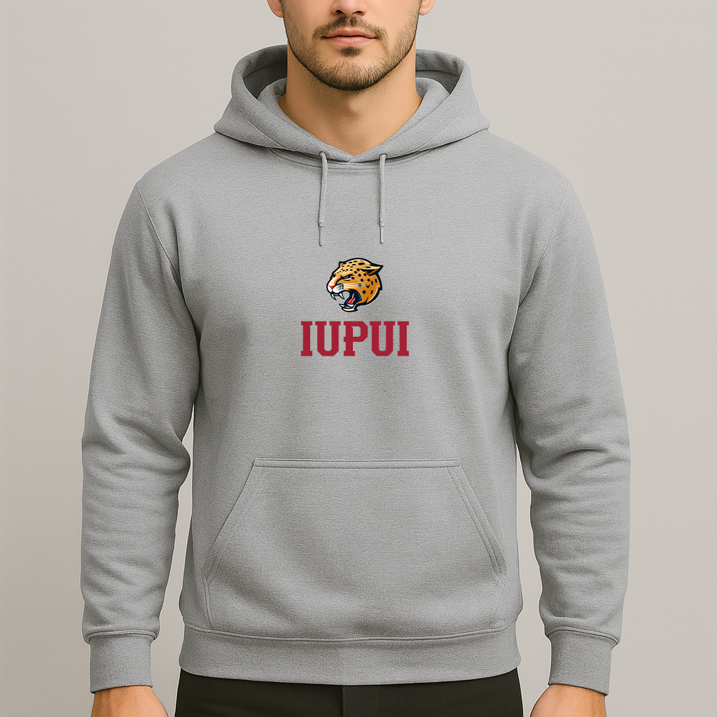 Men's IUPUI Jaguars Logo Pullover Hoodie