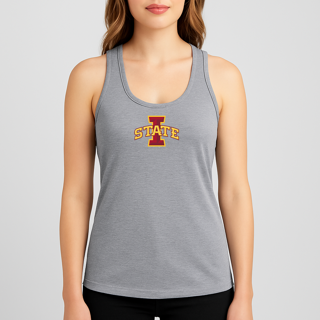 Women's Iowa State Cyclones Logo Next Level Ideal Racerback Tank