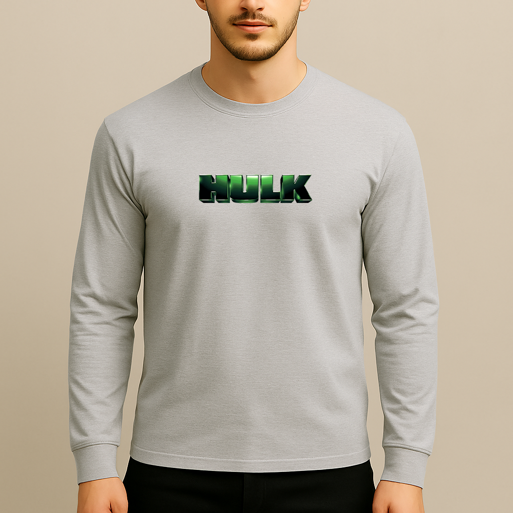 The Hulk Marvel Superhero Long Sleeve T-Shirt