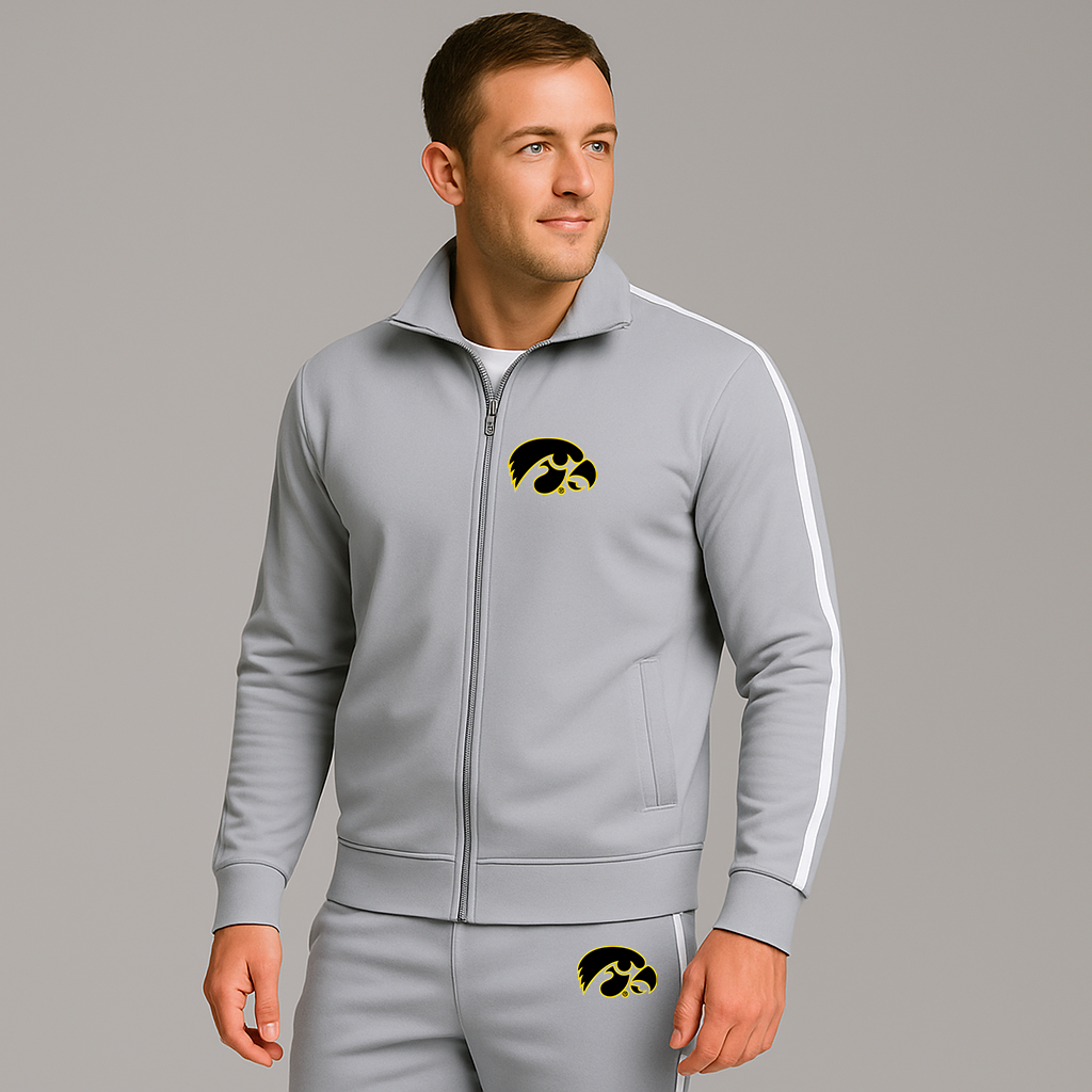 Men's Iowa Hawkeyes Logo Dri-Fit TrackSuit