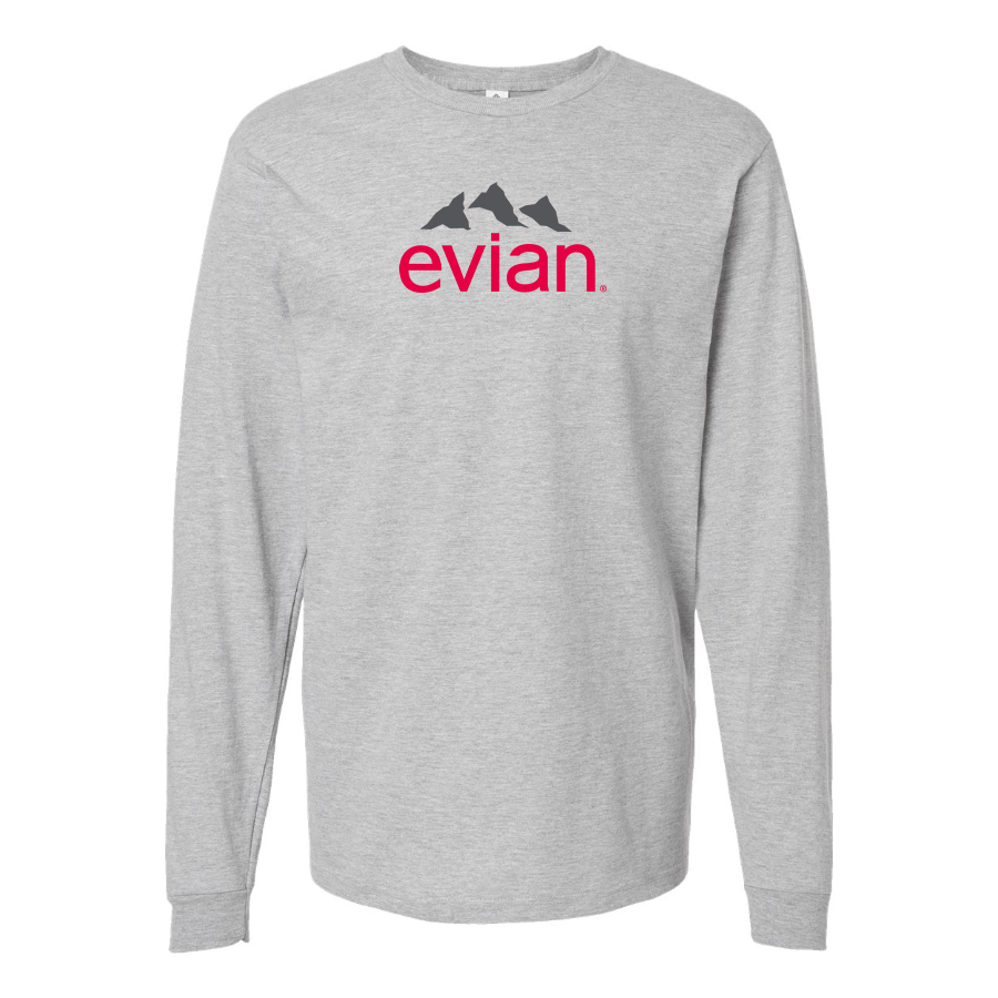 Youth Evian Logo Cotton Long Sleeve T-Shirt