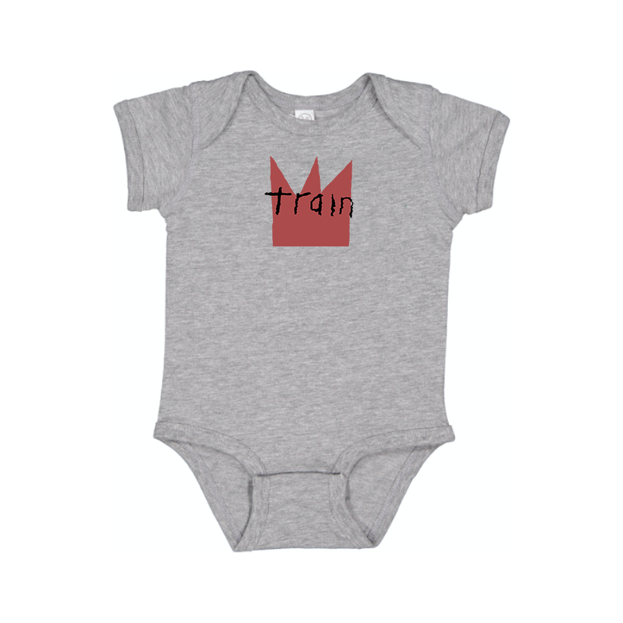 Train Logo Baby Romper Onesie