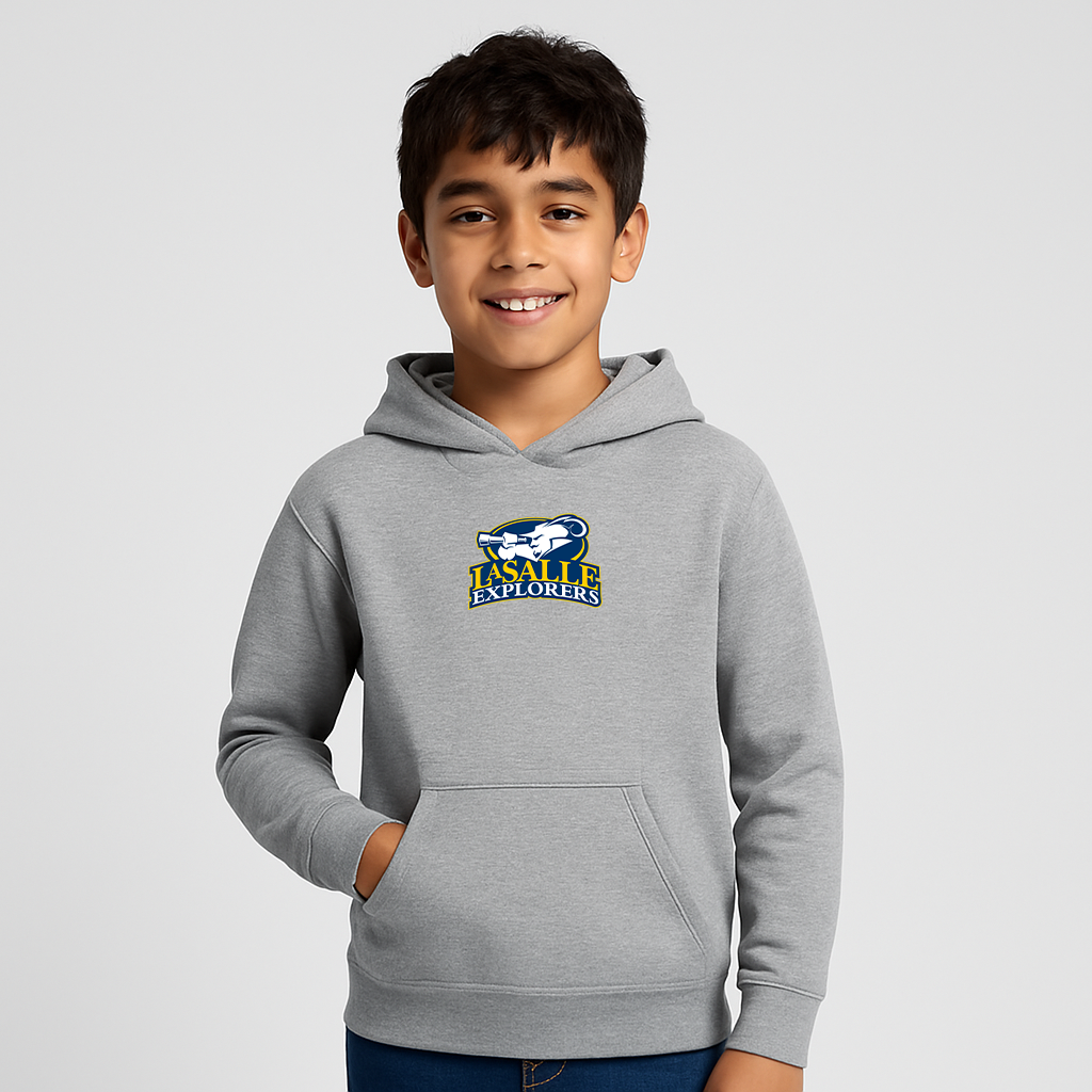 Youth La Salle Explorers Logo Pullover Hoodie