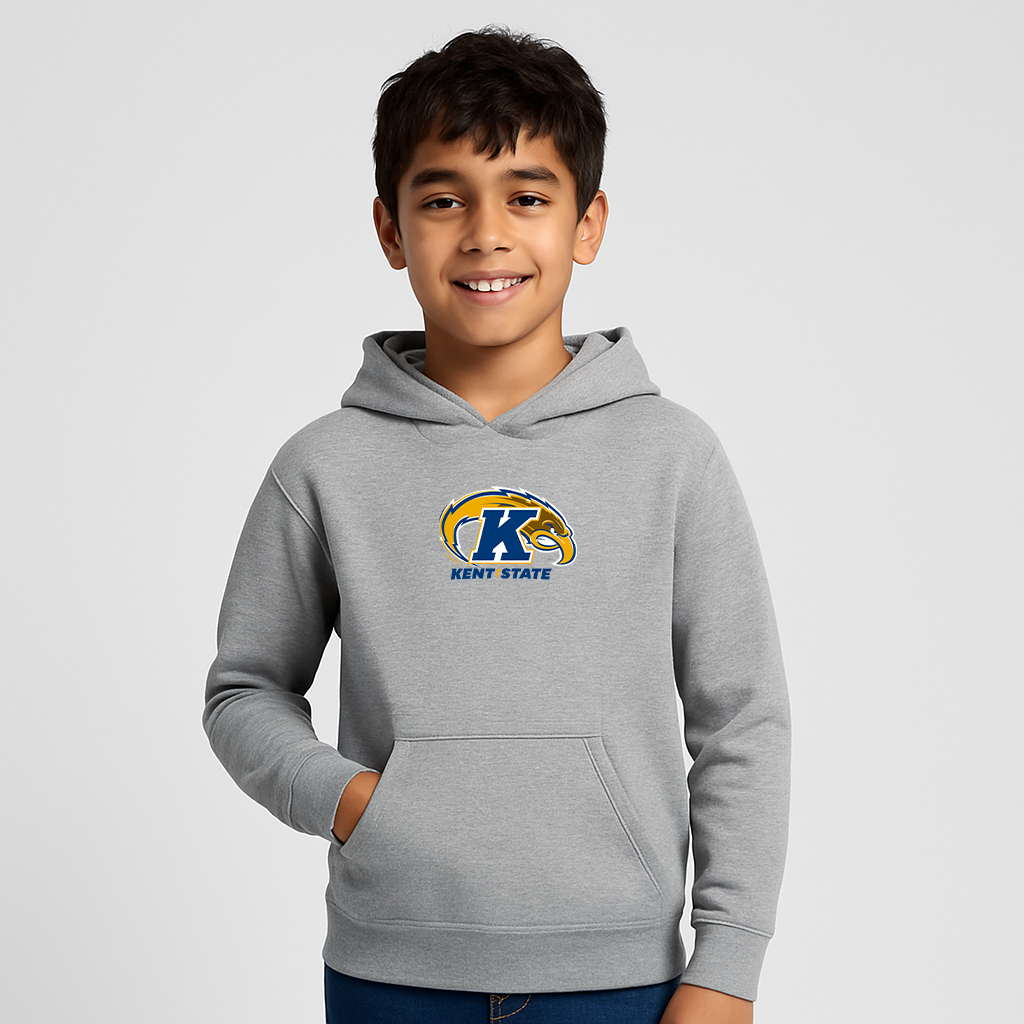 Youth Kent State Golden Flashes Logo Pullover Hoodie