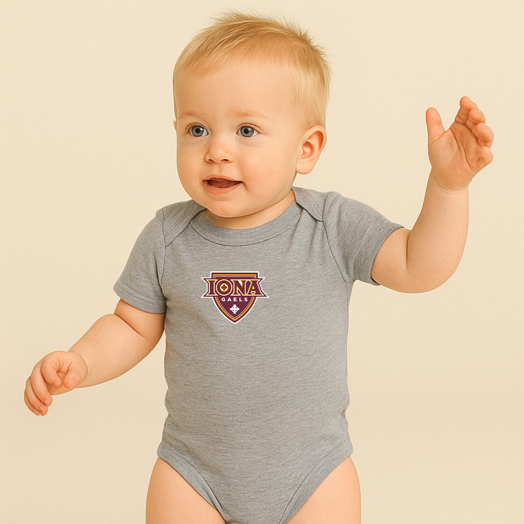 Iona Gaels Logo Baby Romper Onesie