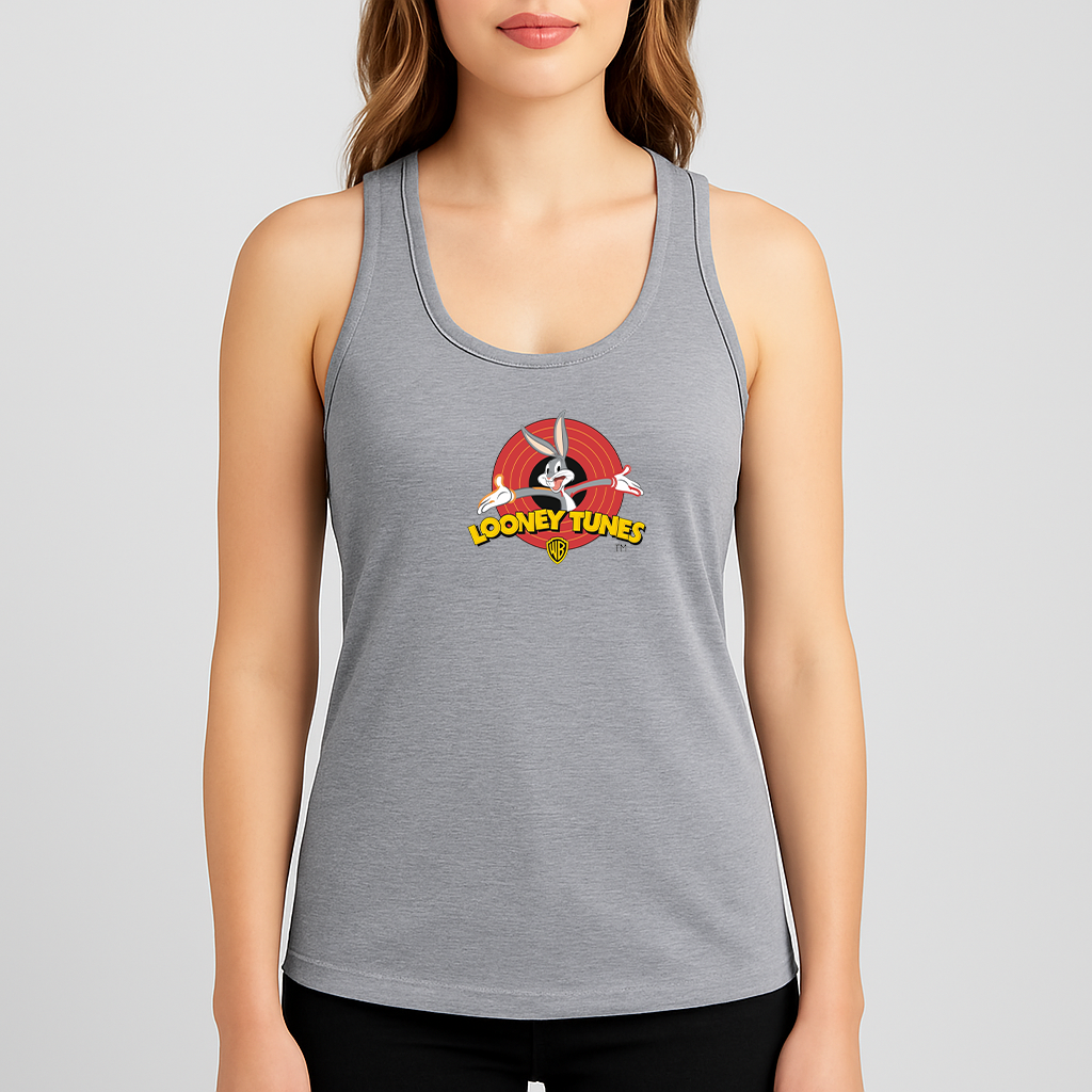 Women's Looney Tunes Warner Brothers Cartoon Racerback Tank Top