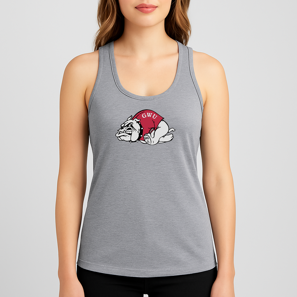 Women's Gardner Webb Bulldogs Logo Next Level Ideal Racerback Tank