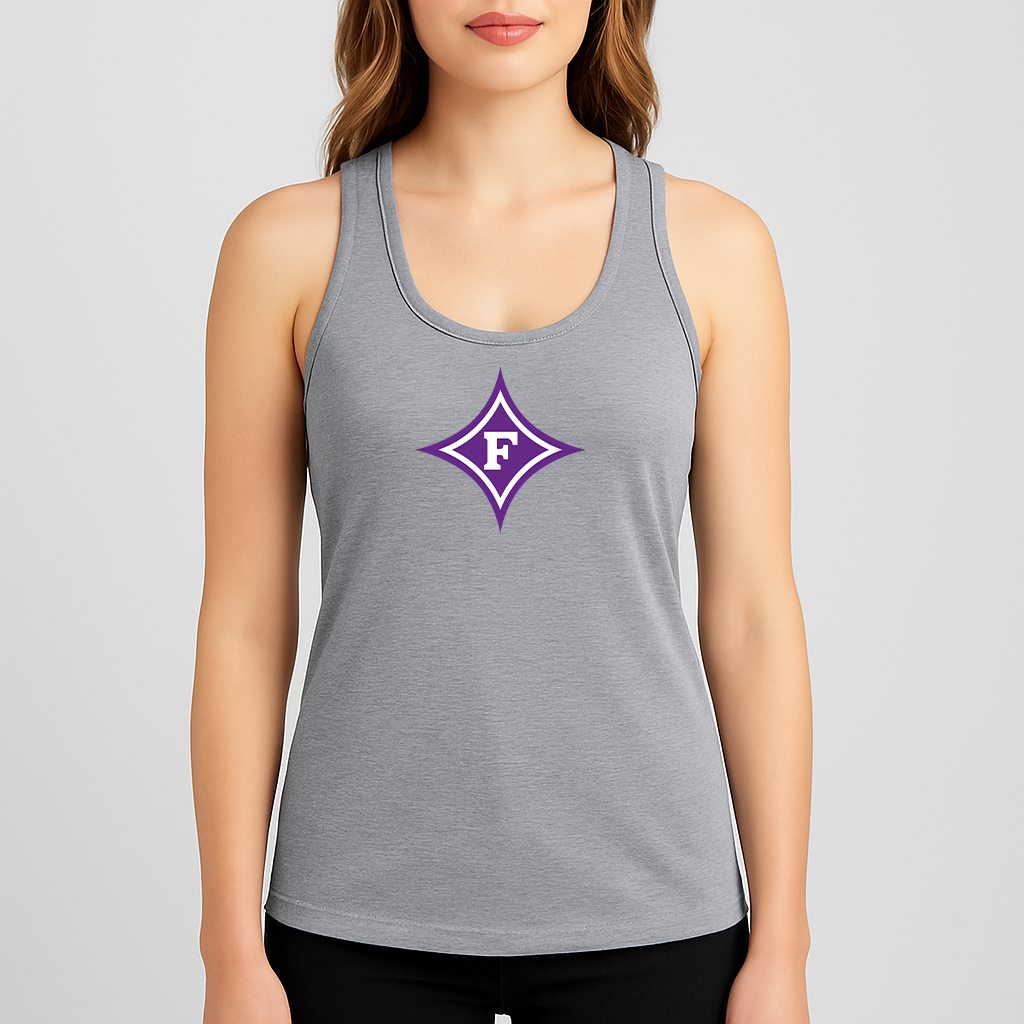 Women's Furman Paladins Logo Next Level Ideal Racerback Tank