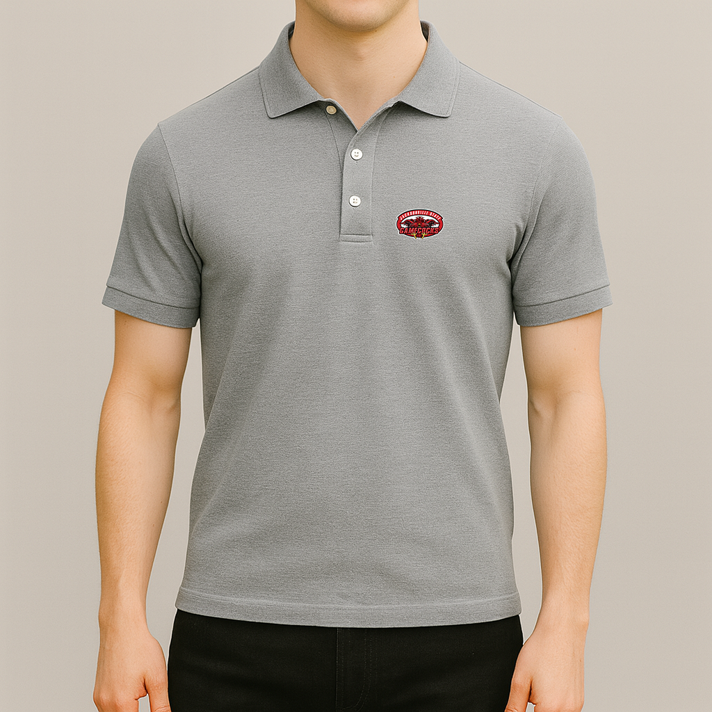Men's Jacksonville State Gamecocks Logo Dry Blend Polo