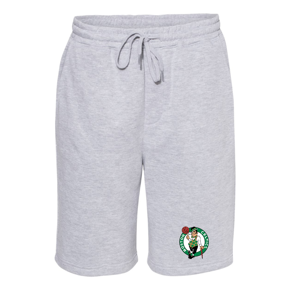 Men's Boston Celtics Logo Independent Trading Co Midweight Fleece Shorts