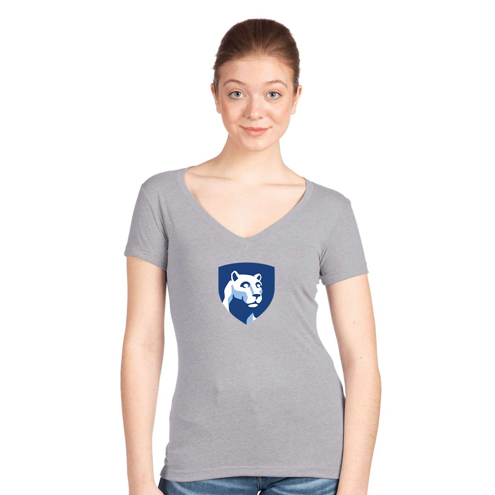 Women's Penn State Symbol  Next Level V-Neck T-Shir