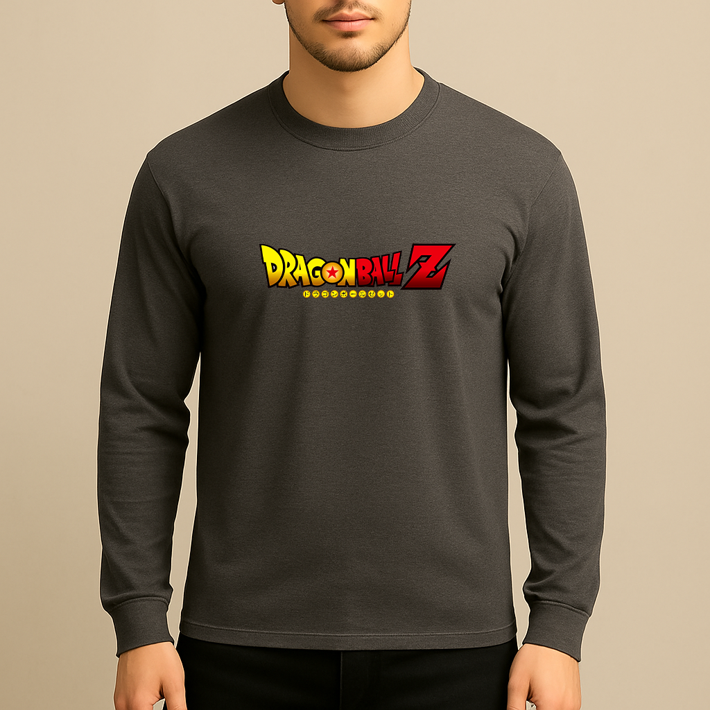 Men's Dragon Ball Z Title Long Sleeve T-Shirt