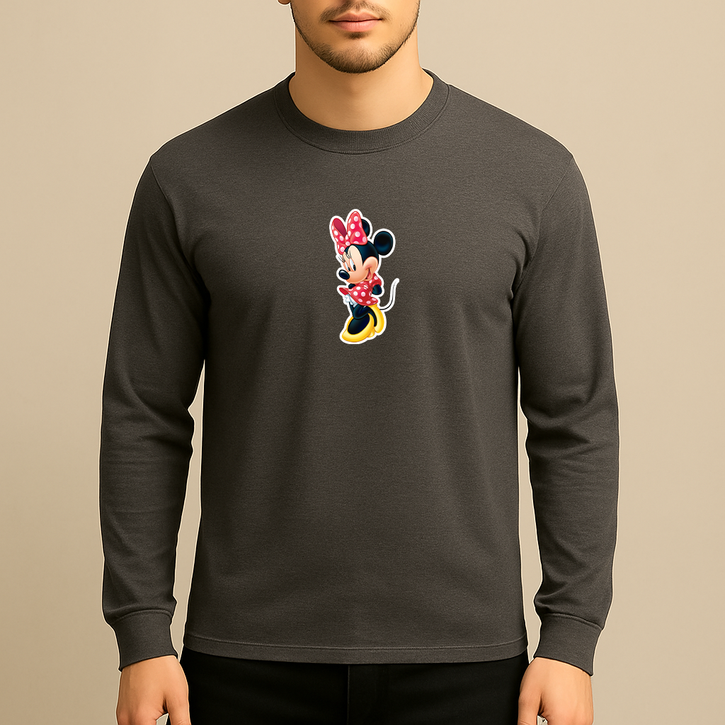 Minnie Mouse Cartoon Long Sleeve T-Shirt