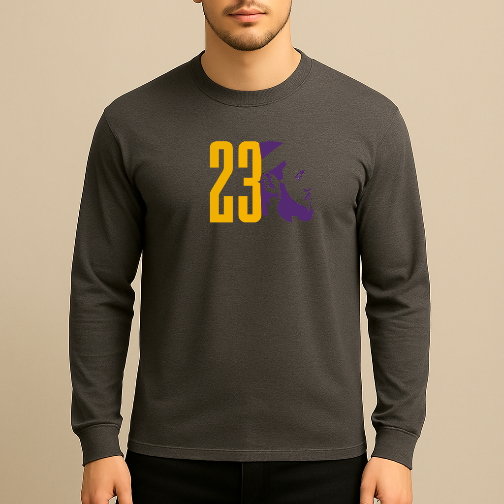 Men's Lebron James 23 Sports Long Sleeve T-Shirt