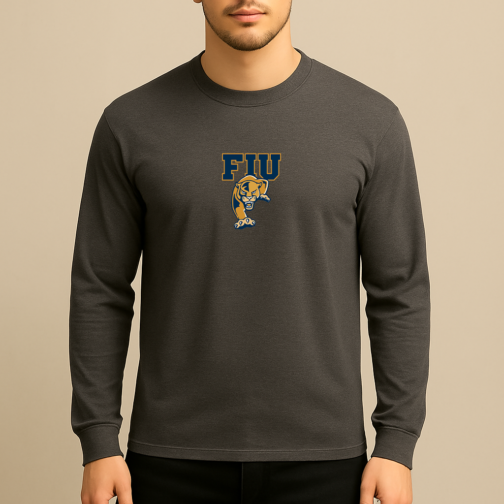 Men's FIU Panthers Logo Long Sleeve T-Shirt