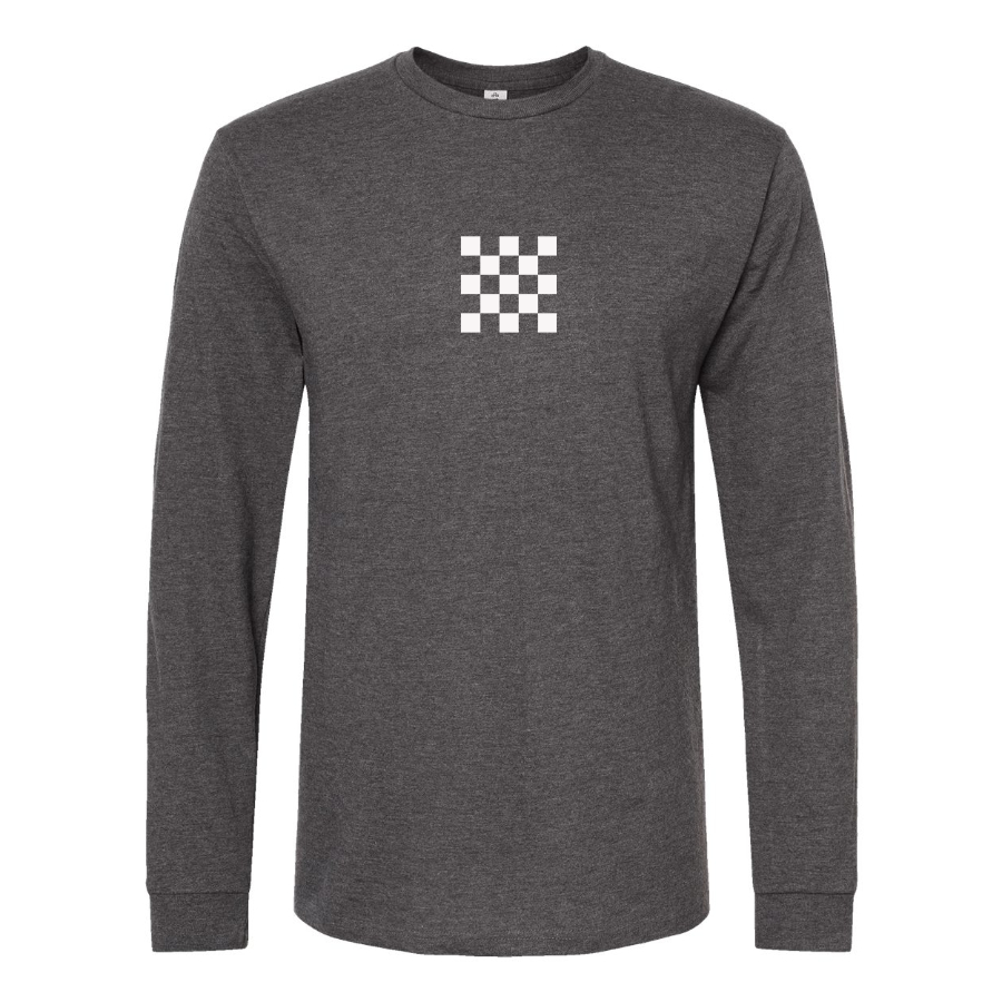 Men's Checker Motors Corporation Logo Long Sleeve T-Shirt