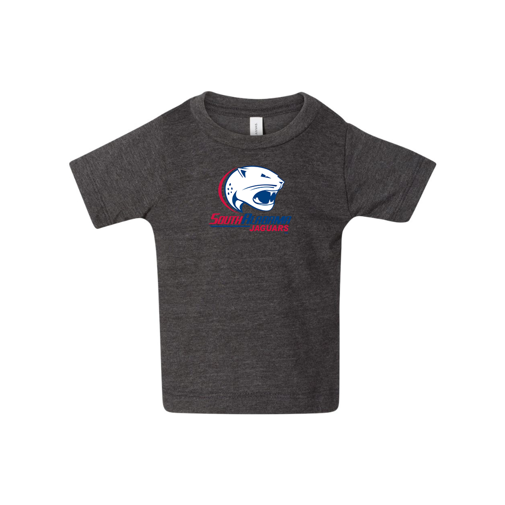 South Alabama Jaguars Logo BELLA CANVAS Infant Jersey Tee
