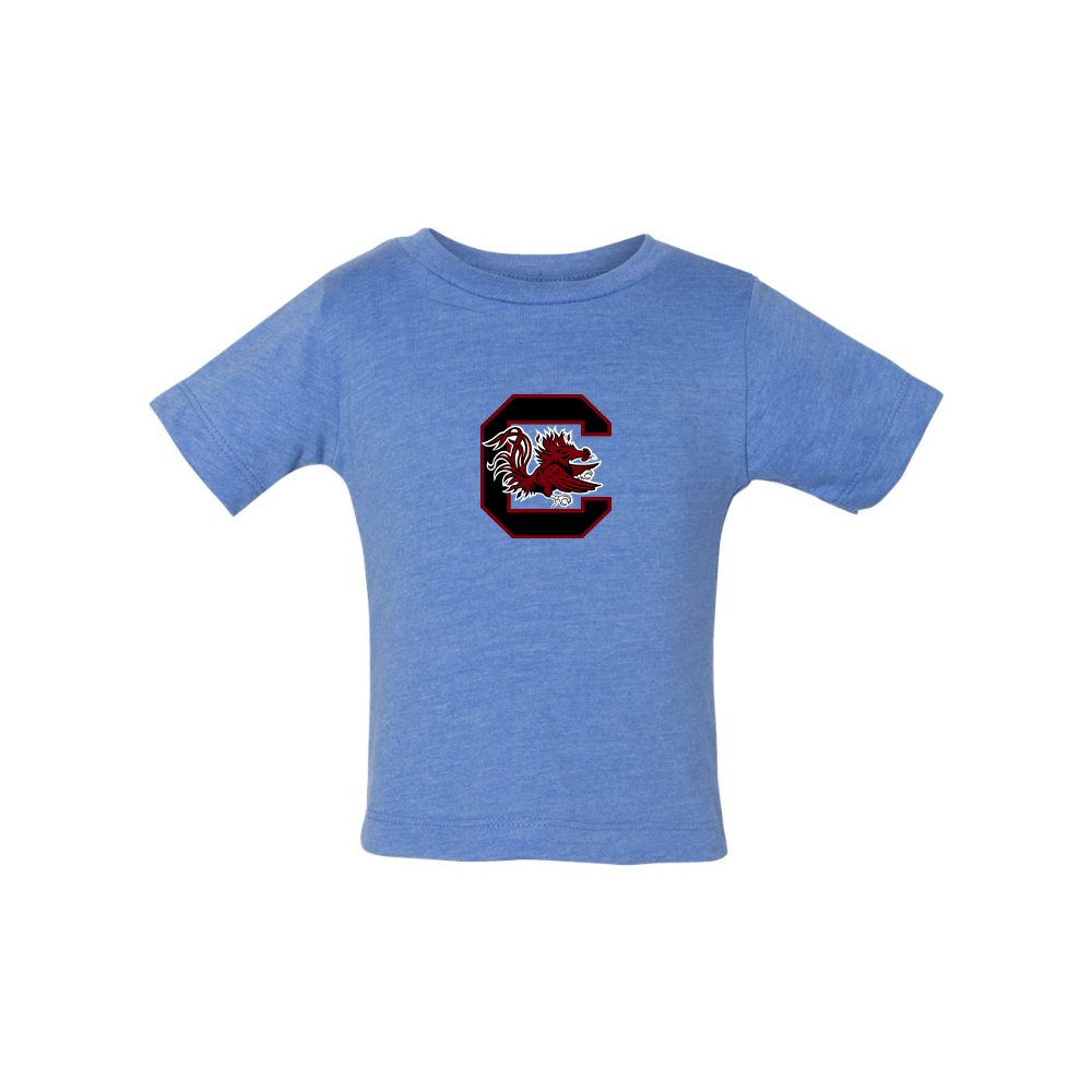 South Carolina Gamecocks Logo BELLA CANVAS Infant Jersey Tee