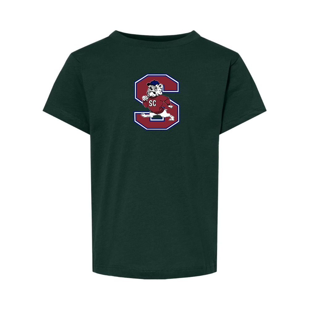South Carolina State Bulldogs Logo BELLA  CANVAS Toddler Jersey Tee